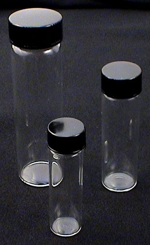 Kaleidoscope Making Parts, Glass Vials
