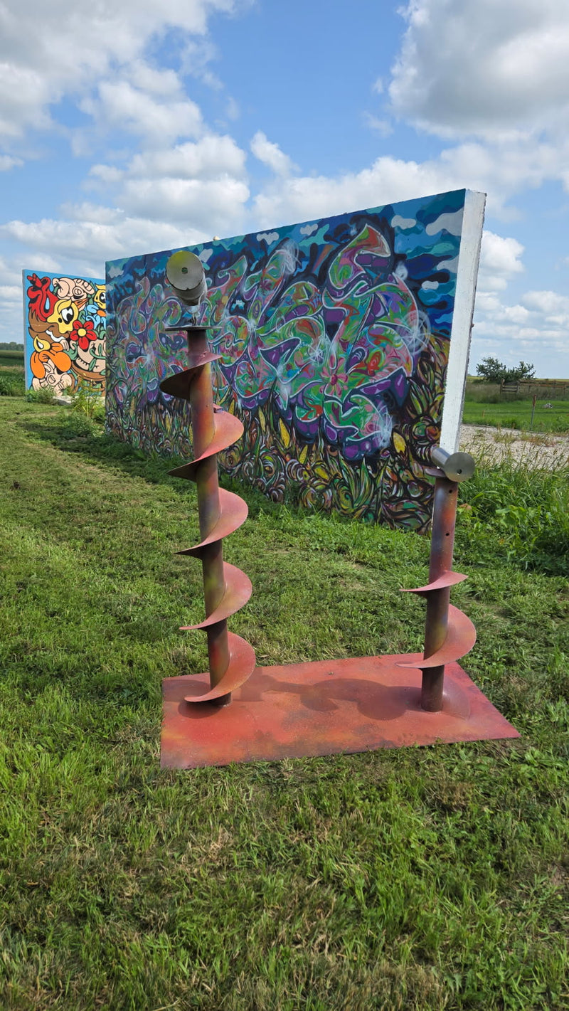 Archimedes Screw – Outdoor Interactive Teleidoscope Sculpture