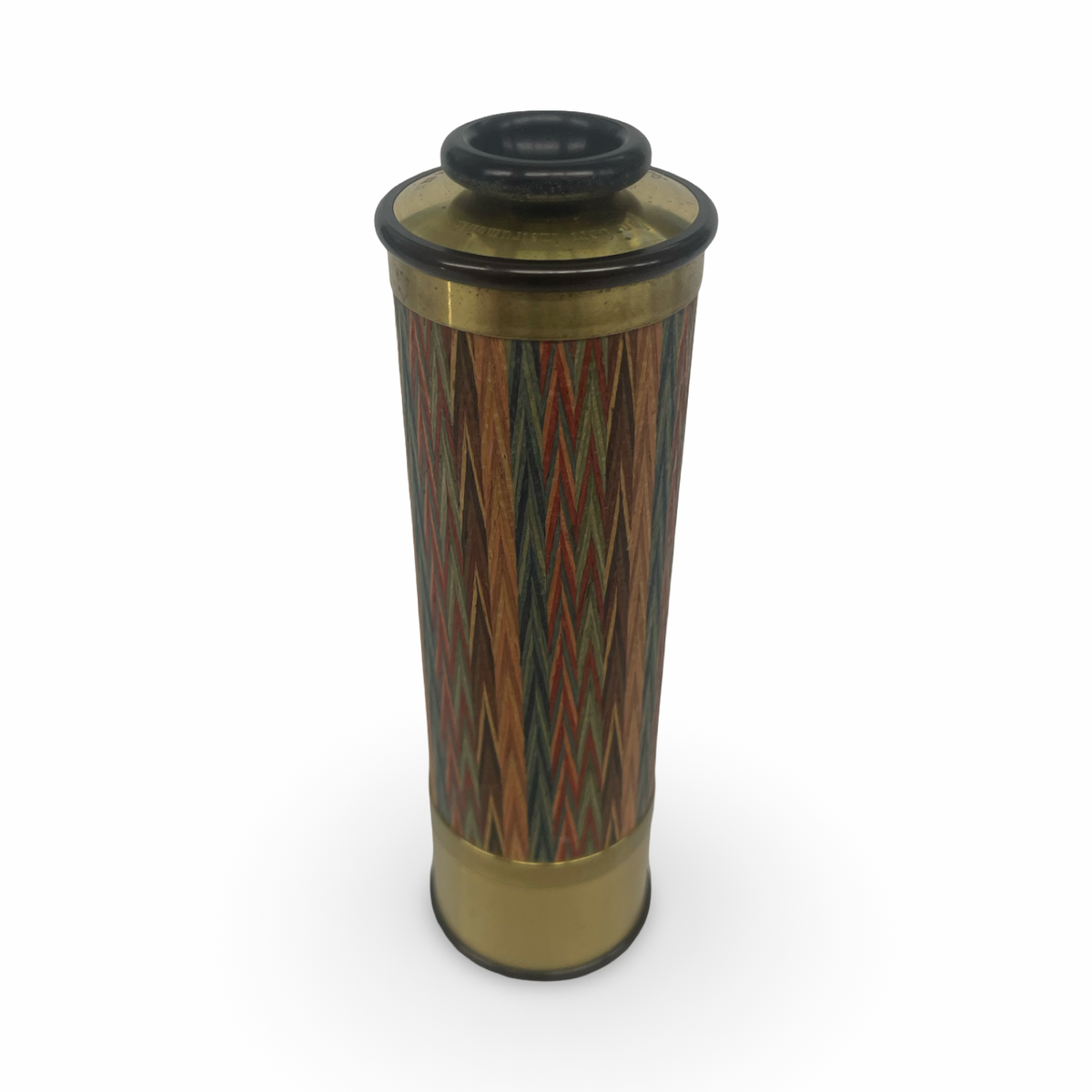 Vintage Kaleidoscope " Chesterwood" with wooden base and origional wooden matching case.By VanCort Instruments.