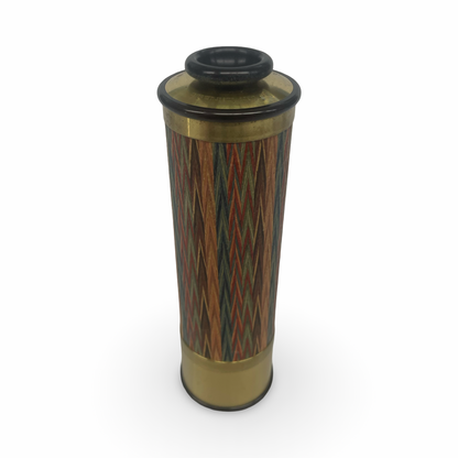 Vintage Kaleidoscope " Chesterwood" with wooden base and origional wooden matching case.By VanCort Instruments.