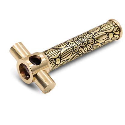 New for 2025! Brass Interchangeable "Brass Standing" with 1 DIY Fillable Cell by Artist Karl Schilling. KTU Exclusive.