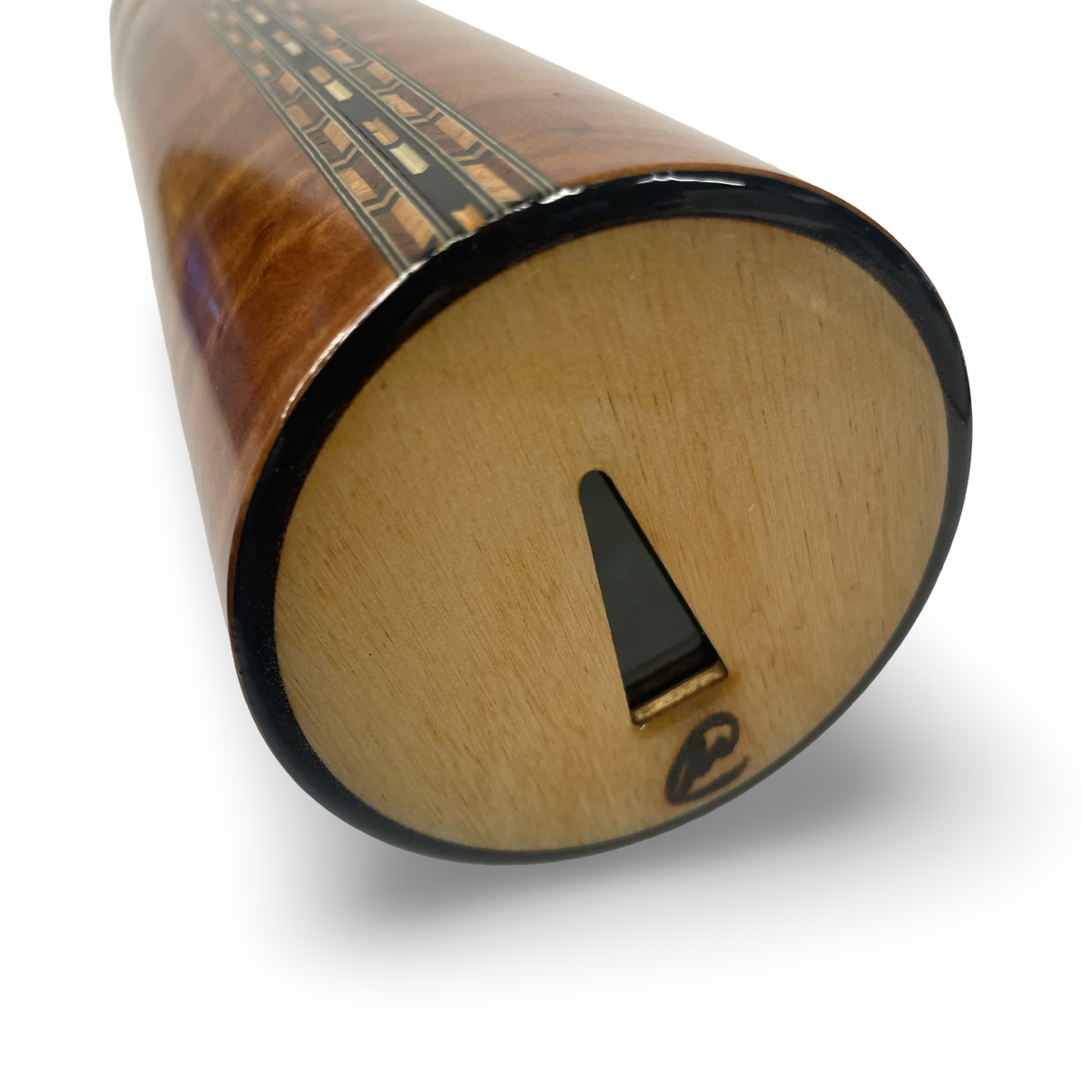 Wooden Kaleidoscopes, "Hand Held in Cherry Burl " 2024 By Carol and Mark Reynolds.