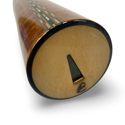 Wooden Kaleidoscopes, "Hand Held in Cherry Burl " 2024 By Carol and Mark Reynolds.