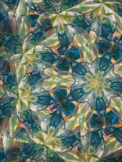 Handmade Stained Glass Kaleidoscopes "Journey # 81" By Sue Rioux.