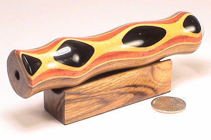 Explore Infinite Beauty with our 5.5-Inch Teak, Padauk, and Ebony Teleidoscope | Kaleidoscopes To You main image