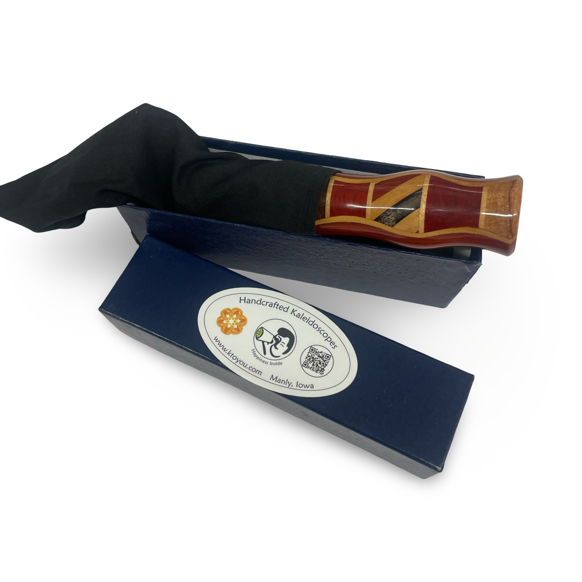 Gift Someone Hours of Joy with Our Stunning Wooden 5.5 Inch long Laminated Solid Woods Teleidoscope