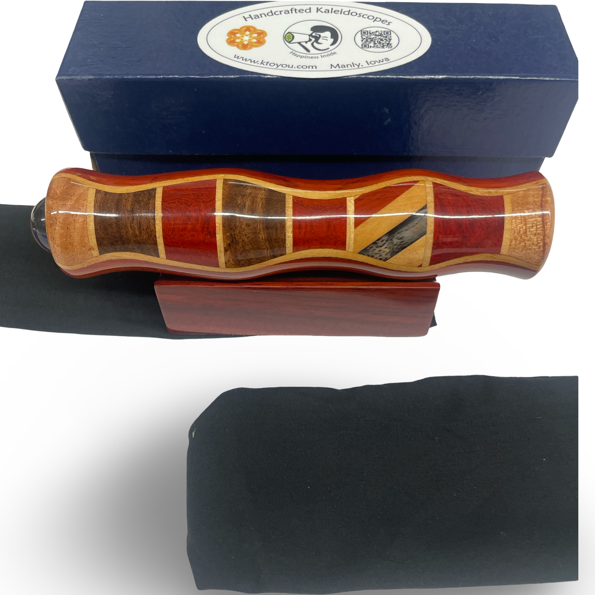 Gift Someone Hours of Joy with Our Stunning Wooden 5.5 Inch long Laminated Solid Woods Teleidoscope