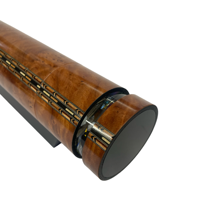 Wooden Kaleidoscopes, "Hand Held in Cherry Burl " 2024 By Carol and Mark Reynolds.