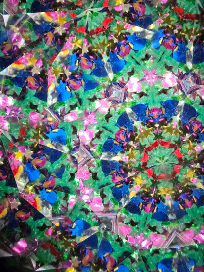 GI-8021/120  Kaleidoscope: Fireworks Collection Green
