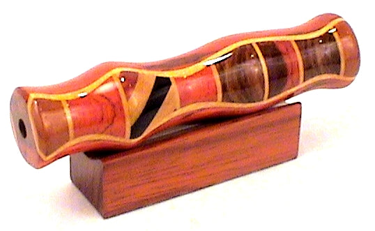 Gift Someone Hours of Joy with Our Stunning Wooden 5.5 Inch long Laminated Solid WoodsTeleidoscope main image
