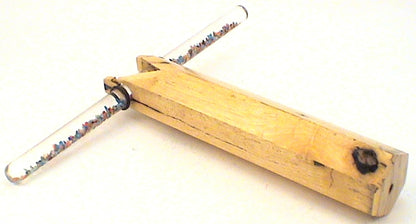 Handmade Wooden (PERSIMMON) Kaleidoscope, "Large Wand #1" By Artist Mike Thibodeau. main image