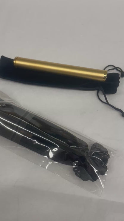 Unique Corporate Christmas Gifts,  Matte Silver Pocket Kaleidoscope with Bag