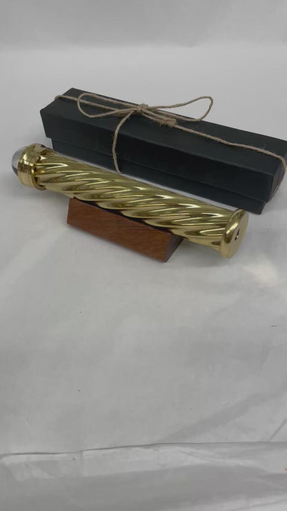 Brass Spiral Teleidoscope