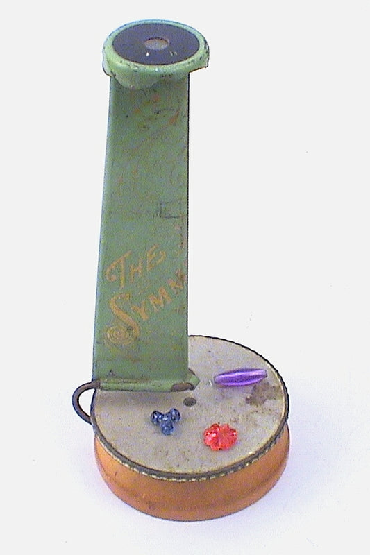 Retro Kaleidoscope, "Symmetro Scope" in Greens - Vintage Charm  main image