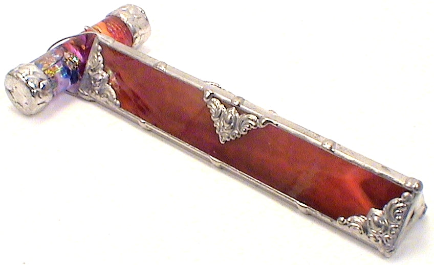 "Plum Blossom" Stained Glass Kaleidoscope by Joanne Flatow Jacobs main image