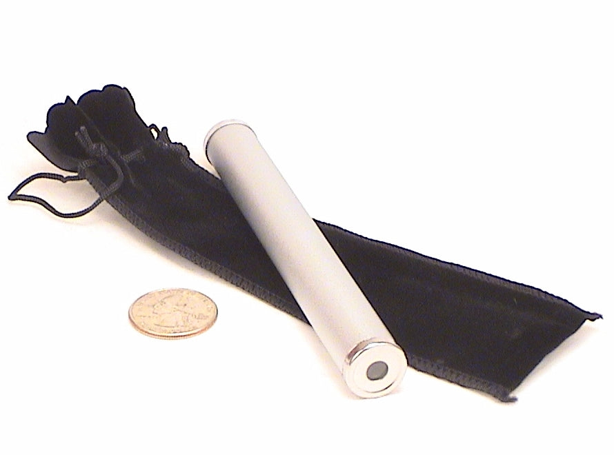 Unique Corporate Christmas Gifts,  Matte Silver Pocket Kaleidoscope with Bag main image