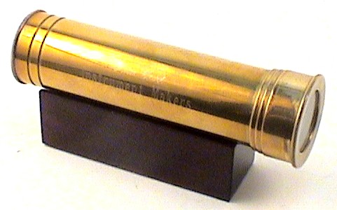 Vintage Artisan Kaleidoscope, "Brass Lucida and Wooden Stand. By Van Cort Instruments. main image
