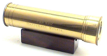 Vintage Brass Kaleidoscope, "Lucida With Wooden Base " By Van Cort Instruments. main image
