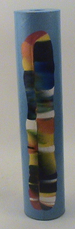 Vintage Kaleidoscopes for Sale, "Blue" 1978 By Artists Peach Reynolds. main image