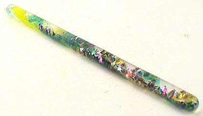 Fluid Fantasy Fireworks Jumbo Wand - Green and Yellow 12 Inches long by 3/4 Inches in Diameter main image