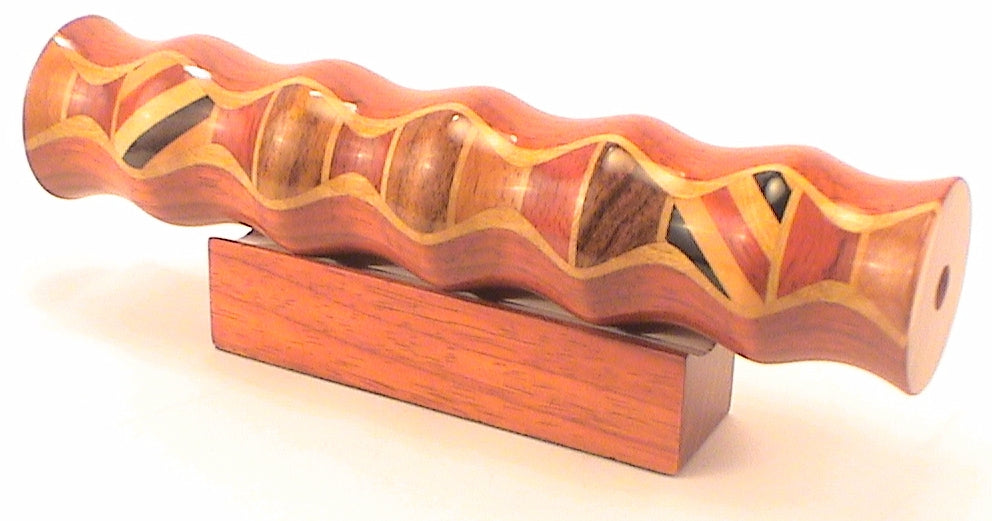 Beautiful Laminated Wooden 9 inch Kaleidoscope  Padauk, Teak, Ebony, Jalneem main image